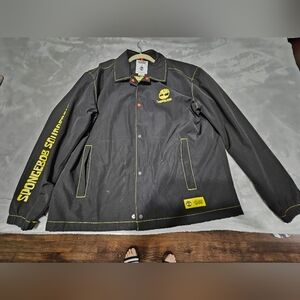 SpongeBob SquarePants × Timberland Black Jacket